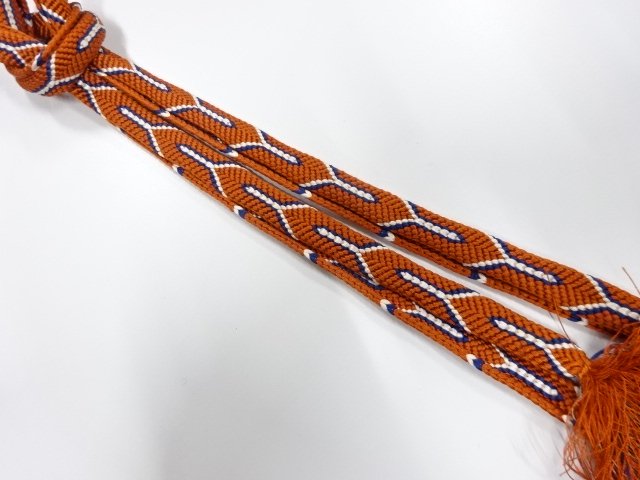 正絹　手組帯締め